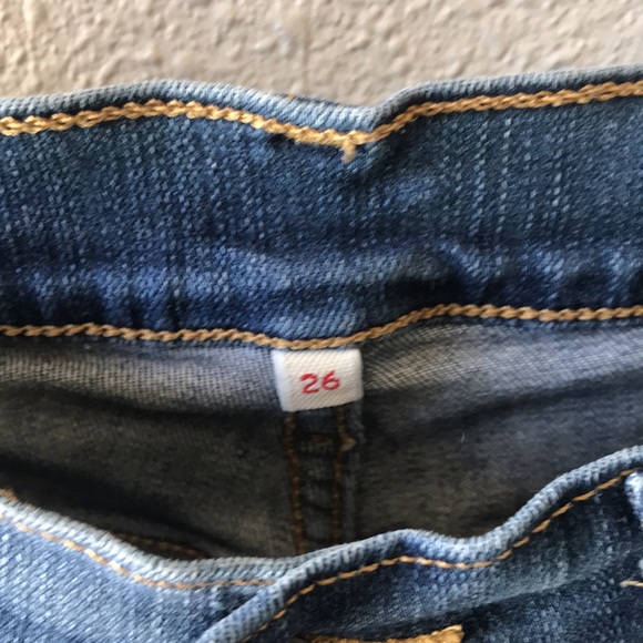 Levi Strauss Denim Shorts Size 26 - Picture 4 of 6